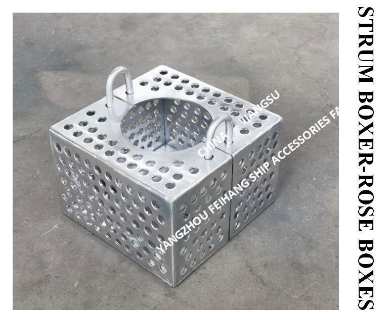 JIS F7206 SUCTION-ROSE BOX STRAINERS & Strum ROSE BOX STRAINER de acero al carbono galvanizado en caliente