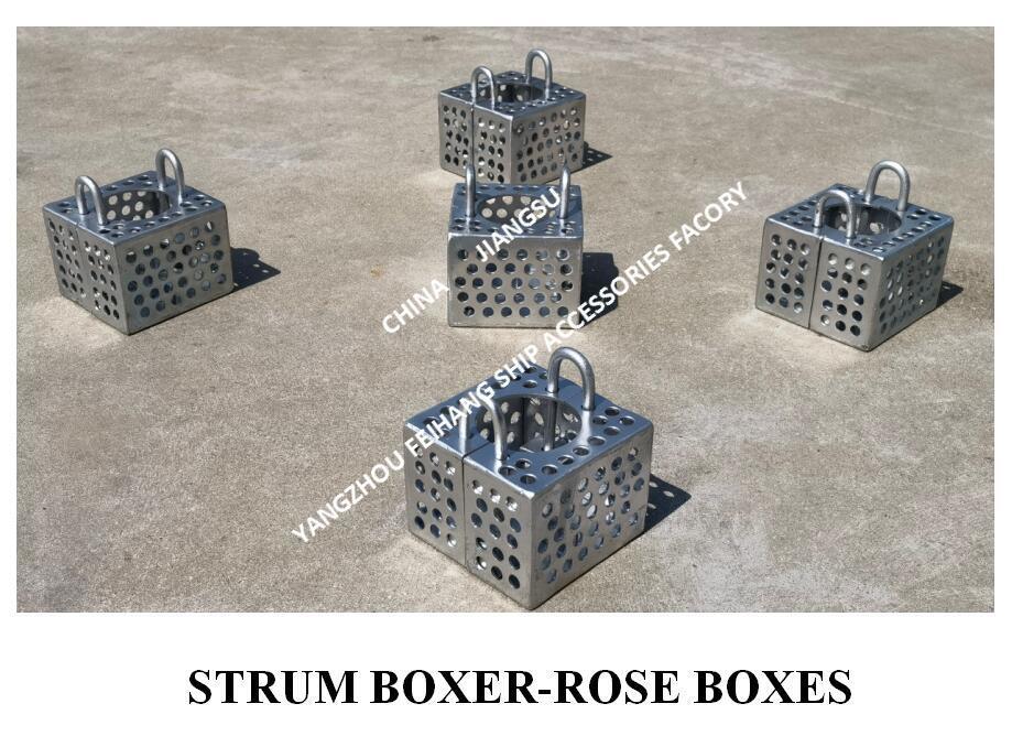 JIS F7206 SUCTION-ROSE BOX STRAINERS & Strum ROSE BOX STRAINER de acero al carbono galvanizado en caliente