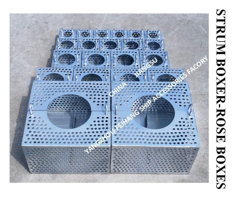 JIS F7206 SUCTION-ROSE BOX STRAINERS & Strum ROSE BOX STRAINER de acero al carbono galvanizado en caliente