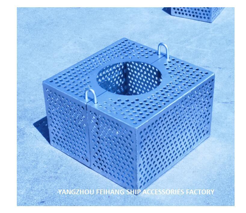 JIS F7206 SUCTION-ROSE BOX STRAINERS & Strum ROSE BOX STRAINER de acero al carbono galvanizado en caliente