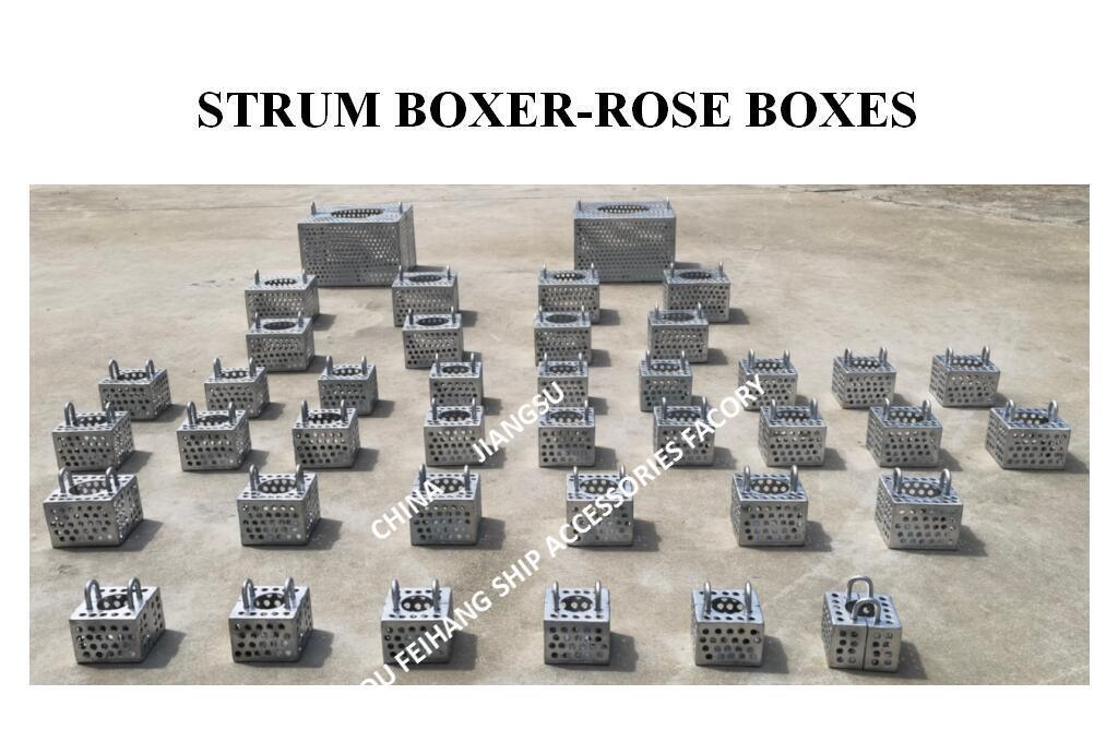 JIS F7206 SUCTION-ROSE BOX STRAINERS & Strum ROSE BOX STRAINER de acero al carbono galvanizado en caliente