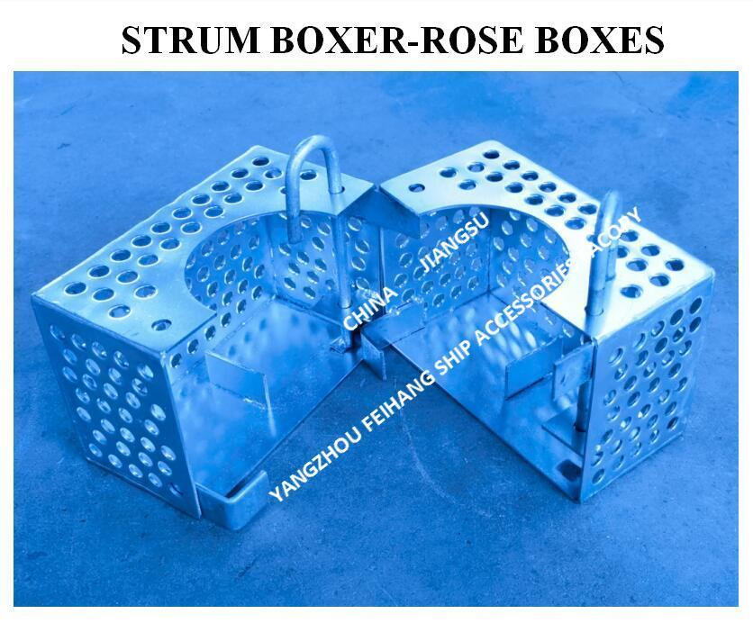 JIS F7206 SUCTION-ROSE BOX STRAINERS & Strum ROSE BOX STRAINER de acero al carbono galvanizado en caliente