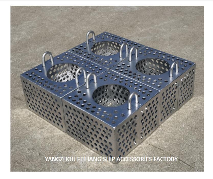 JIS F7206 SUCTION-ROSE BOX STRAINERS & Strum ROSE BOX STRAINER de acero al carbono galvanizado en caliente