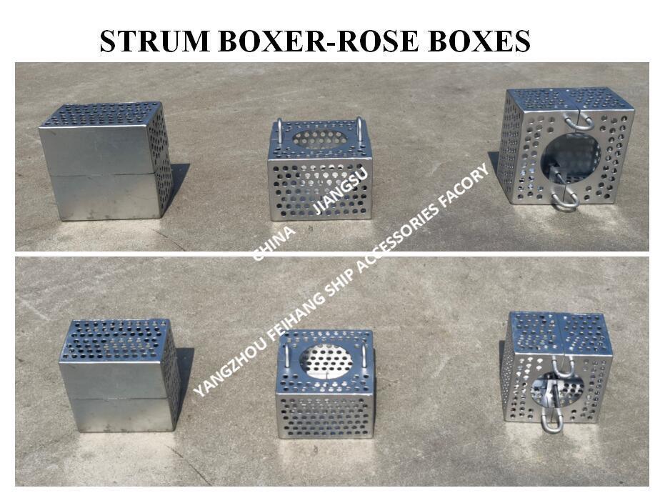 JIS F7206 SUCTION-ROSE BOX STRAINERS & Strum ROSE BOX STRAINER de acero al carbono galvanizado en caliente