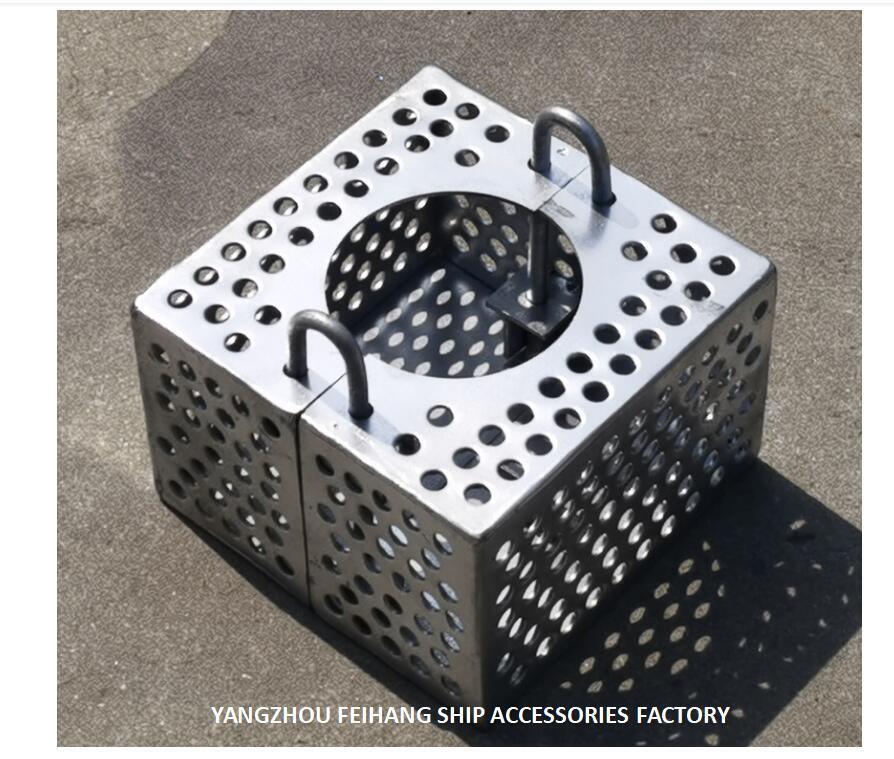 JIS F7206 SUCTION-ROSE BOX STRAINERS & Strum ROSE BOX STRAINER de acero al carbono galvanizado en caliente