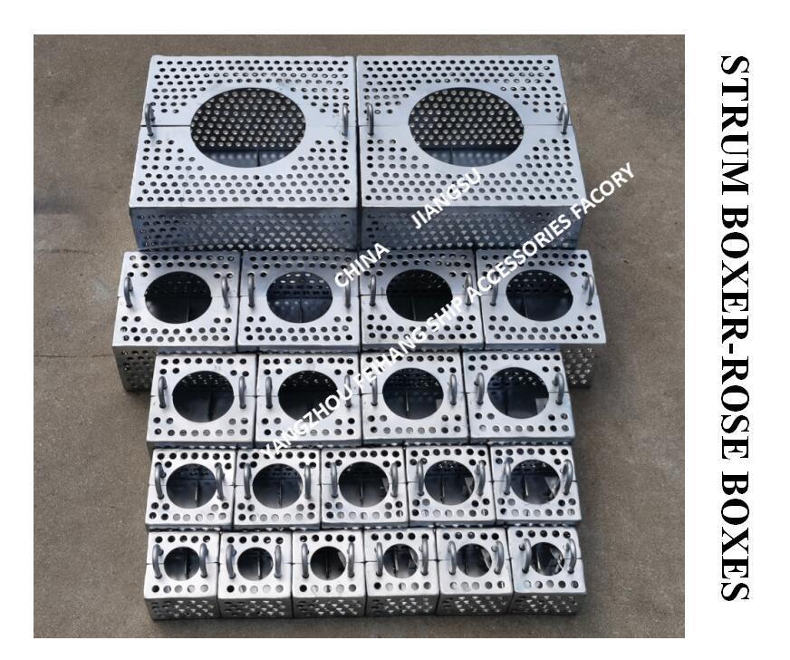 JIS F7206 SUCTION-ROSE BOX STRAINERS & Strum ROSE BOX STRAINER de acero al carbono galvanizado en caliente