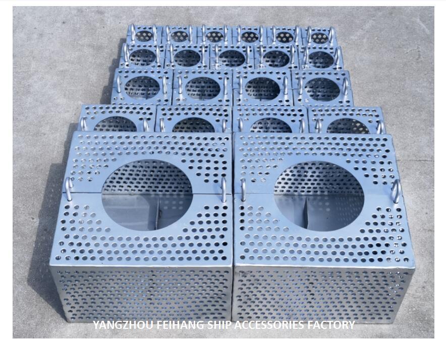SUCTION-ROSE BOX STRAINERS Design standards：JIS F7206 5K-80A Carbon steel hot-dip galvanized