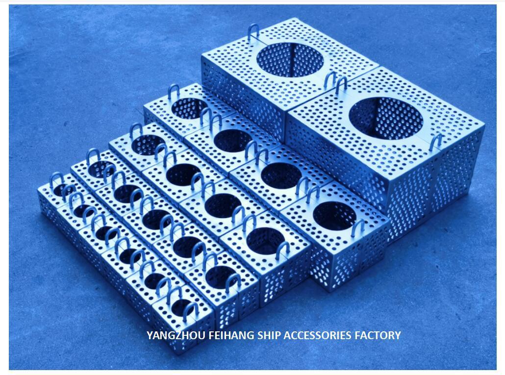 JIS F7206 SUCTION-ROSE BOX STRAINERS & Strum ROSE BOX STRAINER de acero al carbono galvanizado en caliente