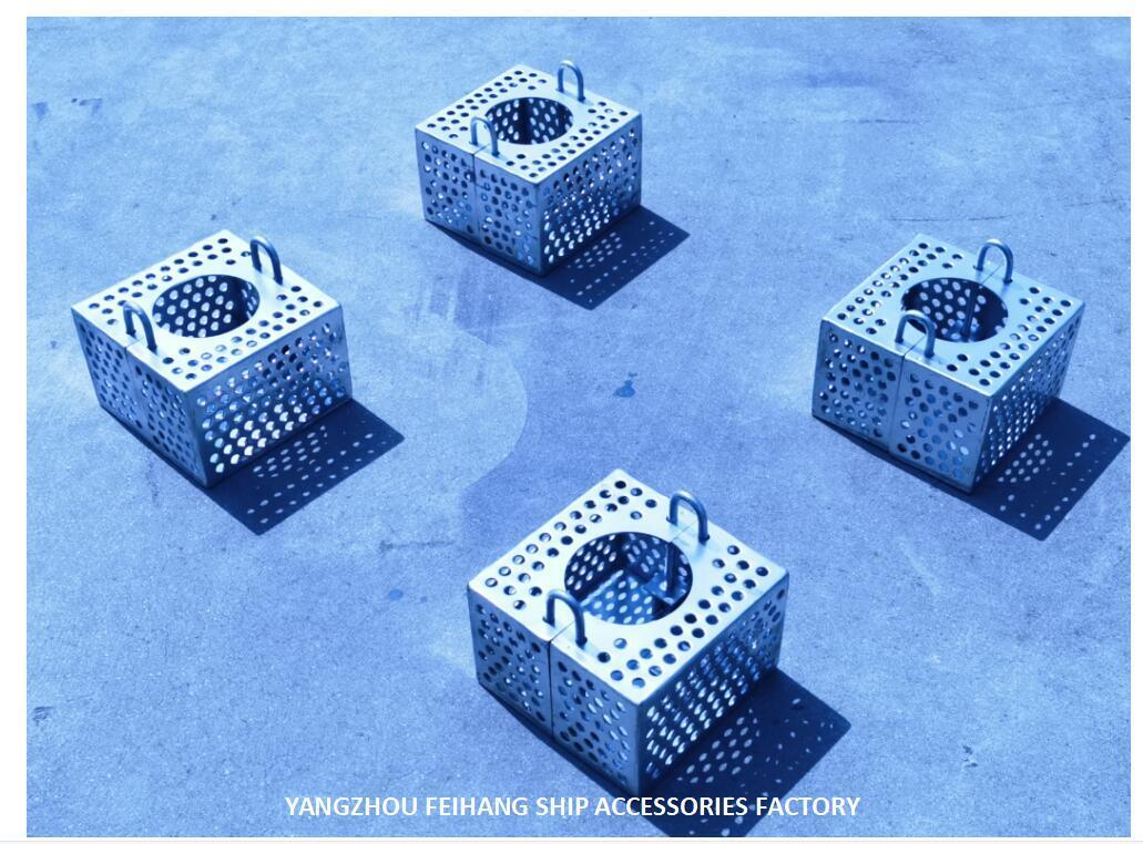 JIS F7206 SUCTION-ROSE BOX STRAINERS & Strum ROSE BOX STRAINER de acero al carbono galvanizado en caliente