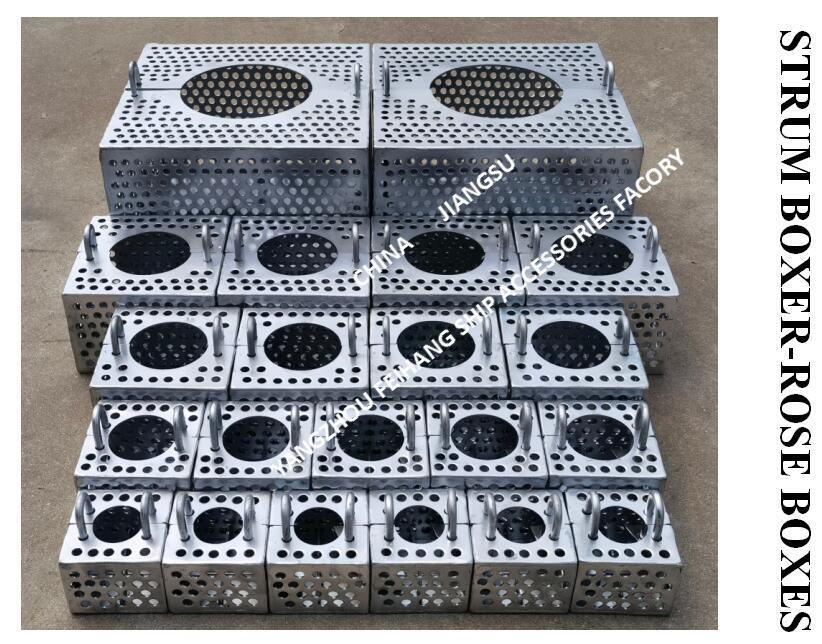 JIS F7206 SUCTION-ROSE BOX STRAINERS & Strum ROSE BOX STRAINER de acero al carbono galvanizado en caliente