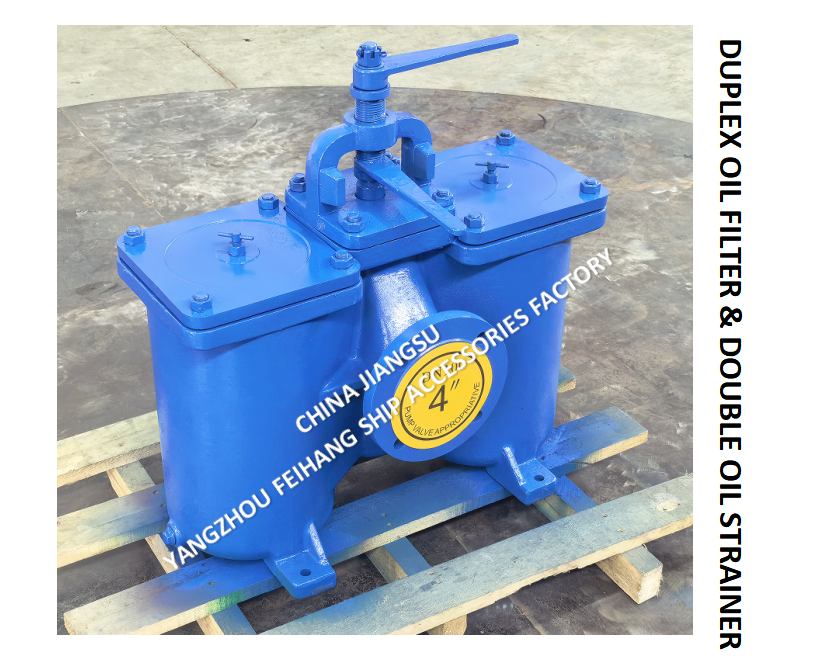 FH-A100 CBT425 Duplex Oil Strainers & Double Oil Filter OD-190mm，PCD-158mm,Bolt-8-15mm