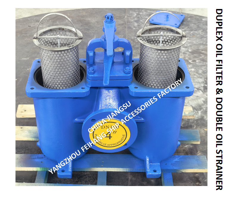FH-A100 CBT425 Duplex Oil Strainers & Double Oil Filter OD-190mm，PCD-158mm,Bolt-8-15mm