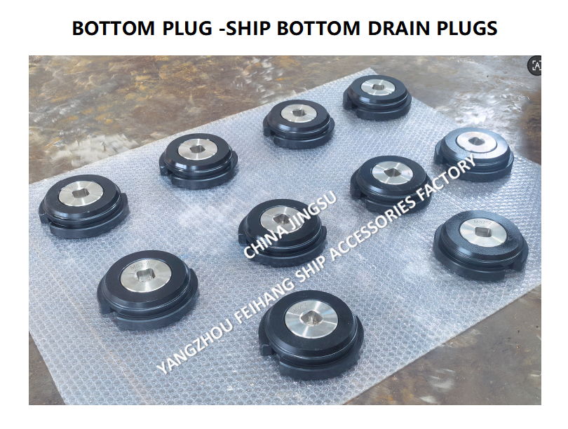 FEIHANG BAND SHIP BOTTOM DRAIN PLUGS M52*2 A-TYPE FOR WATER TANK WITH ROLLED STL HOUSING,STAINLESS STEEL PLUG,NEOPRENE UBBER