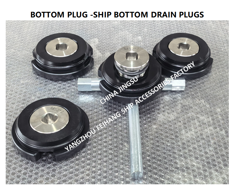 Ship'S Bottom Plugs for Water Tank Model M52*2 With Stainless Steel Cock Carbon Steel Bottom Plat