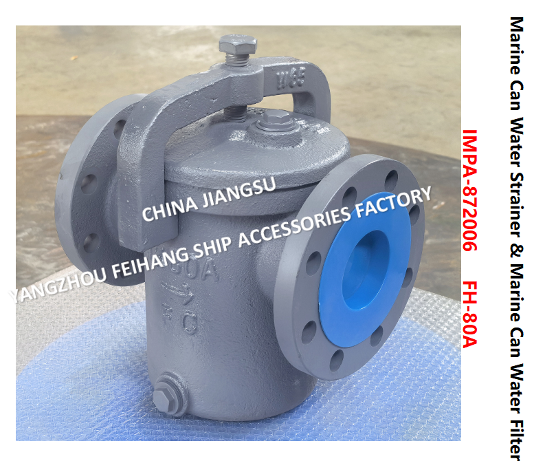 JIS F7121 Can Water Strainer  FH-5K-80A  & Can Water Filter FH-10K-80A Cast iron body, stainless steel filter element