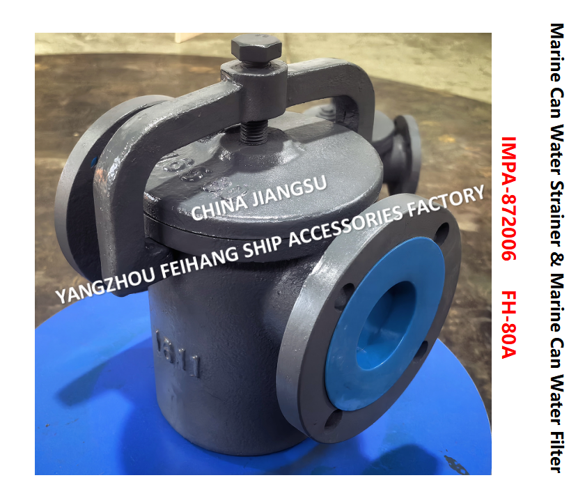 JIS F7121 Can Water Strainer  FH-5K-80A  & Can Water Filter FH-10K-80A Cast iron body, stainless steel filter element