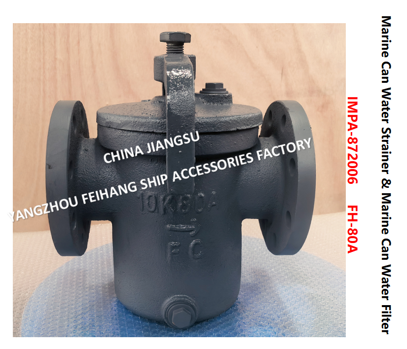 JIS F7121 Can Water Strainer  FH-5K-80A  & Can Water Filter FH-10K-80A Cast iron body, stainless steel filter element