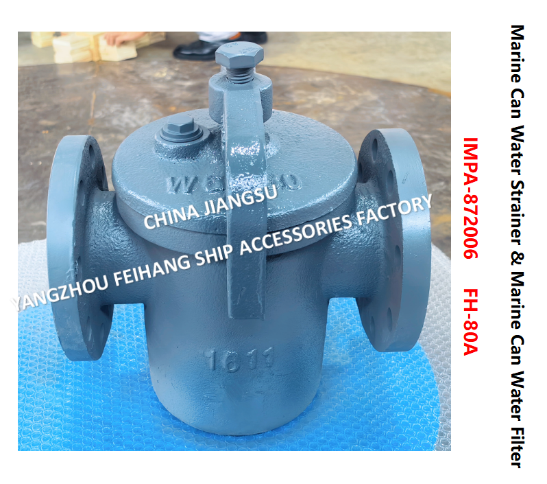 JIS F7121 Can Water Strainer  FH-5K-80A  & Can Water Filter FH-10K-80A Cast iron body, stainless steel filter element