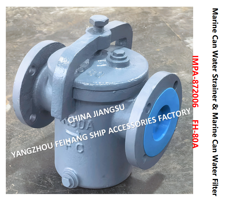JIS F7121 Can Water Strainer  FH-5K-80A  & Can Water Filter FH-10K-80A Cast iron body, stainless steel filter element
