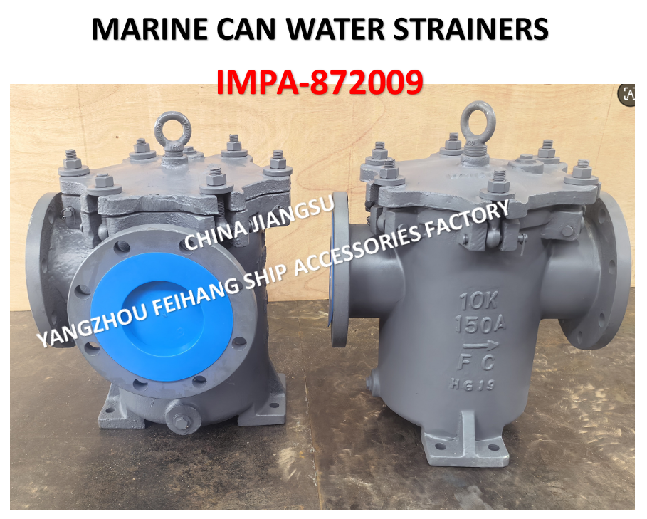 IMPA872009 MARINE CAN WATER FILTER 10K-150A S-TYPE Describe：Face to Face-460mm, Flang OD-280mm,PCD-240mm,Bolt-8*22mm